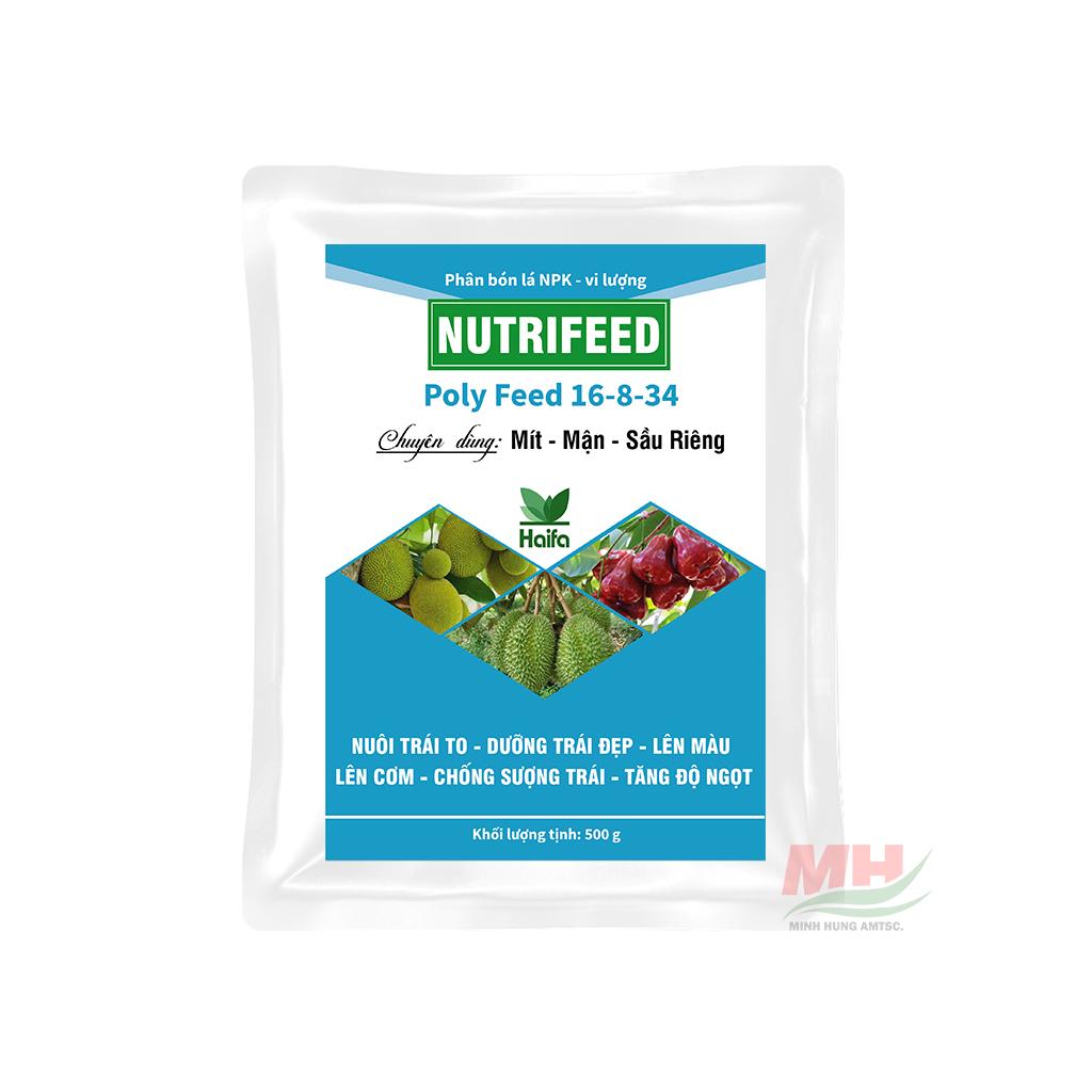 Nutrifeed / Poly-Feed (16-8-34) (Chuyên dùng cho mít, mận, sầu riêng)