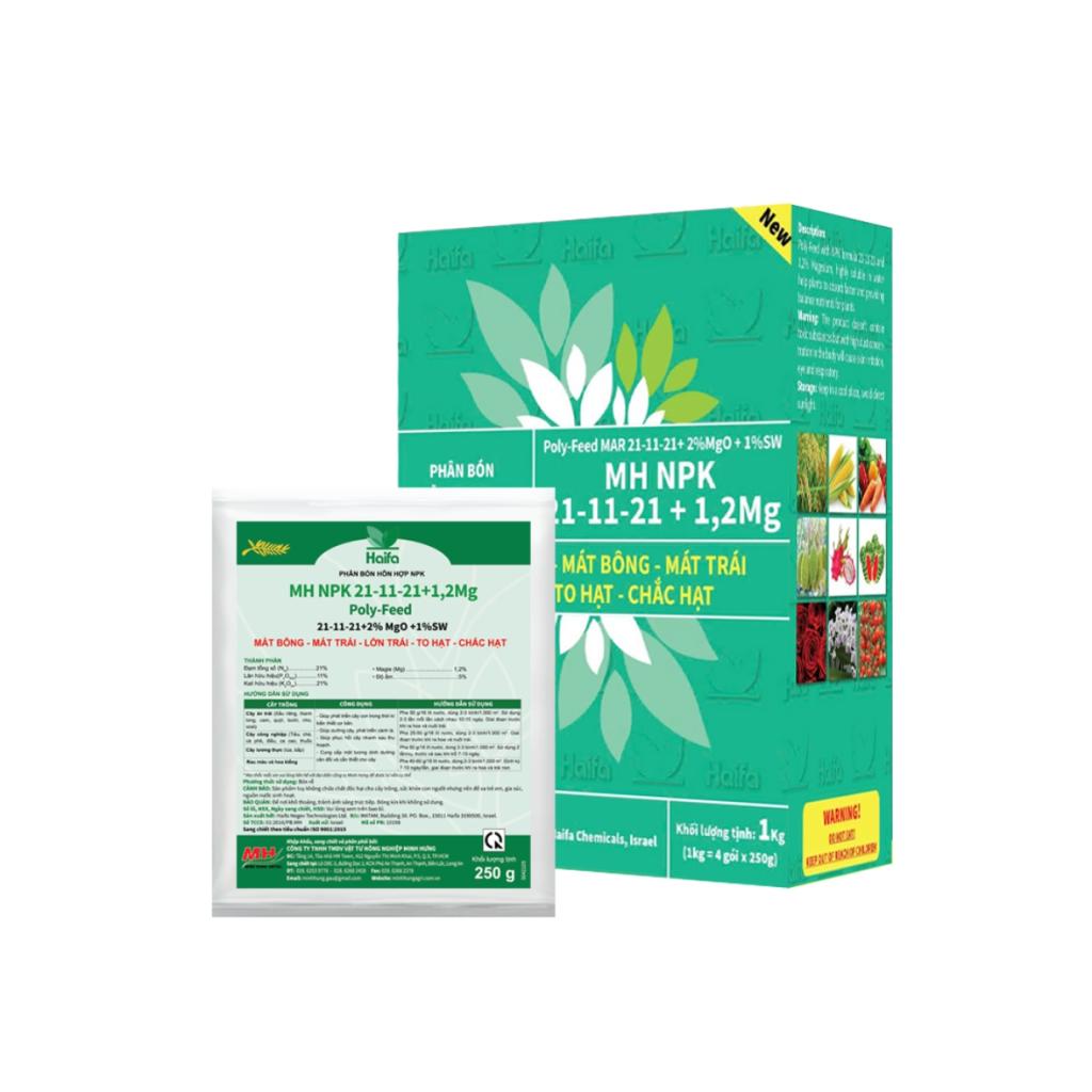 MH NPK 21-11-21+1,2Mg / Poly-Feed Mar (21-11-21+2%MgO+1%SW)