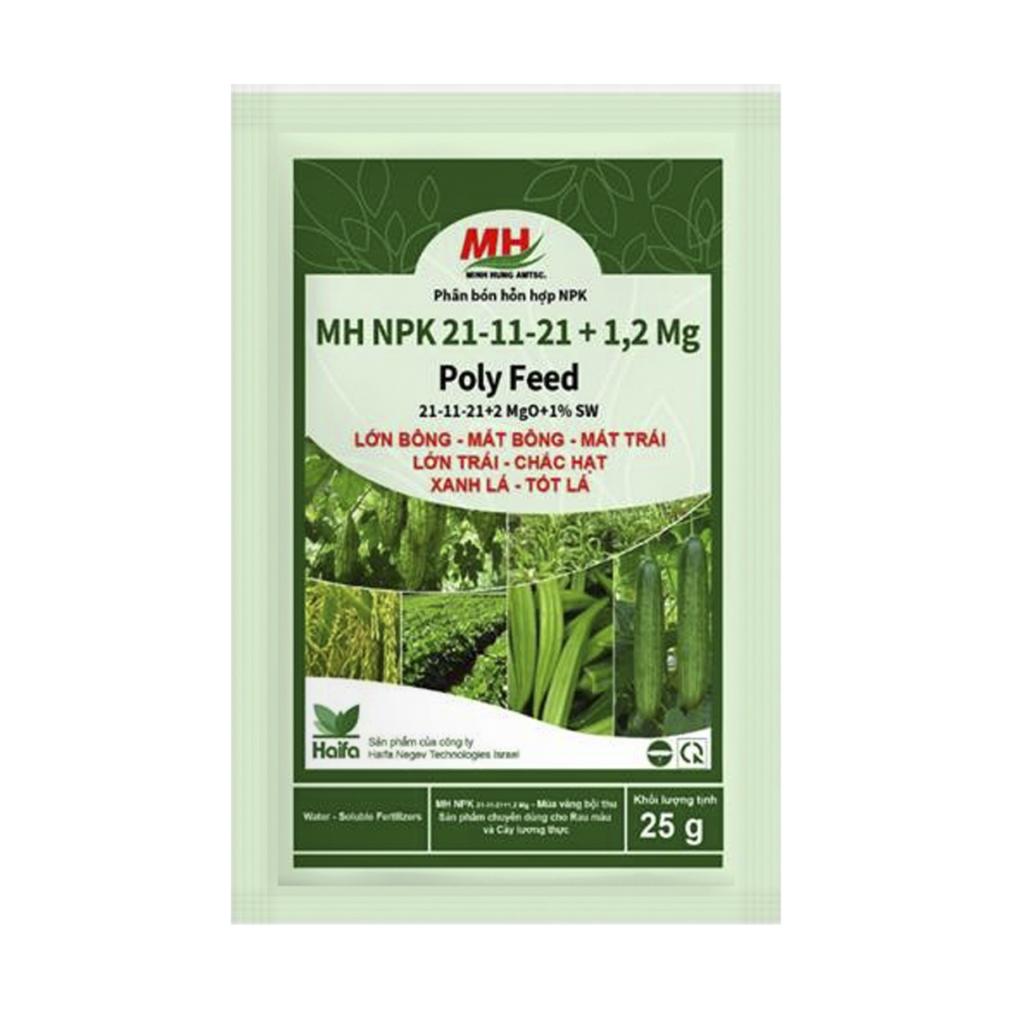MH NPK 21-11-21+1,2Mg / Poly-Feed Mar (21-11-21+2%MgO+1%SW)